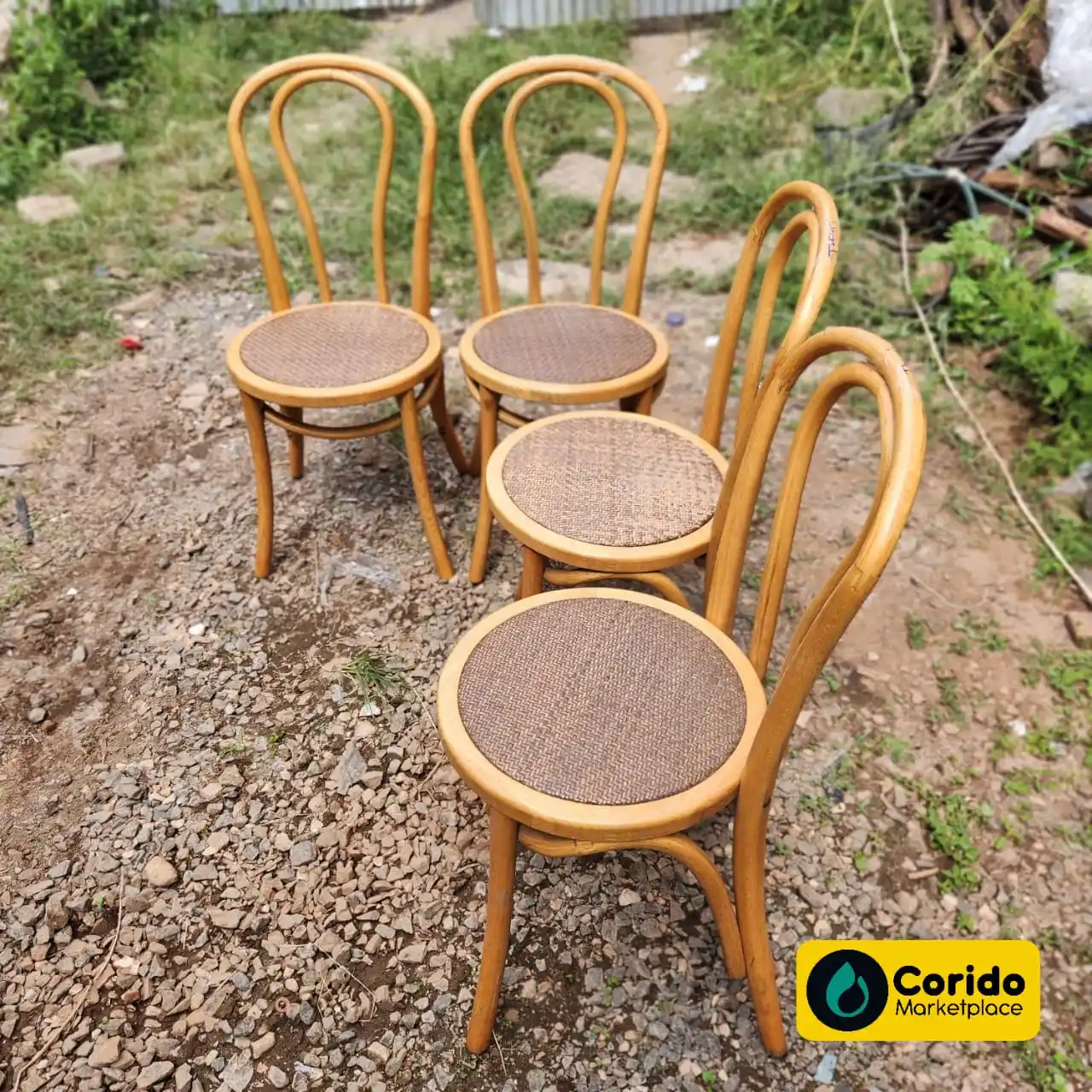 Image from Corido Marketplace Club: *4 Seater Dining table Available* * Wood - Cypress * Table- Will shar...