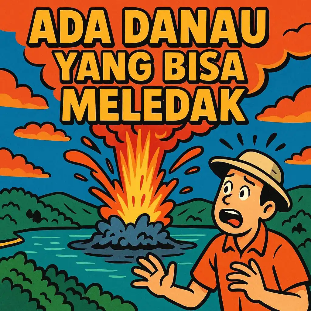 Image from Belajar | Fakta Dunia ๐๐: *ADA DANAU YANG BISA MELEDAK ๐ฑ๐ฅ๐* โโโโโโโโโโโโโโโโโโโโ *Faktanyaโ๏ธ*...