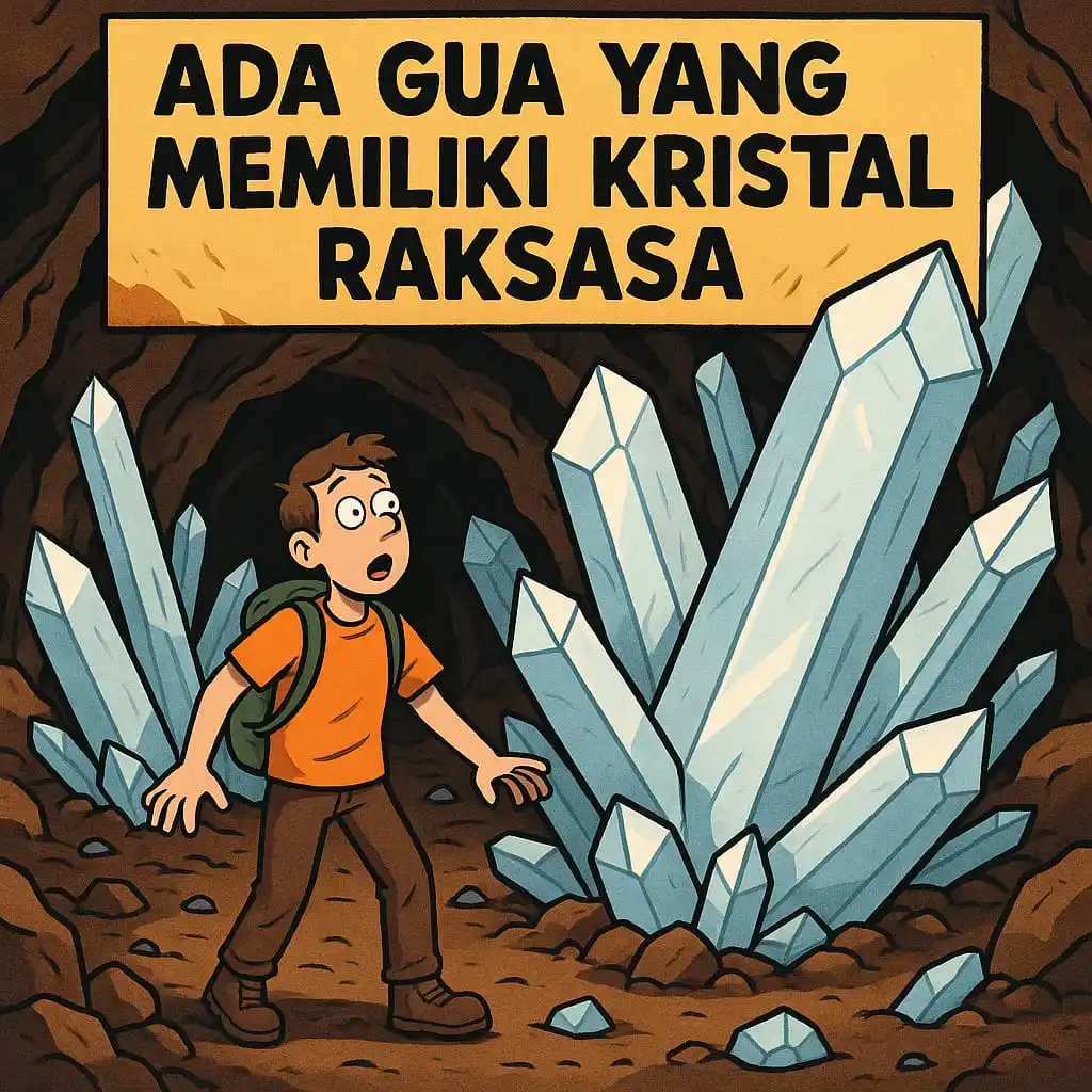 Image from Belajar | Fakta Dunia ๐๐: *๐ ADA GUA YANG MEMILIKI KRISTAL RAKSASA ๐ฑ๐* โโโโโโโโโโโโโโโโโโโโ *...