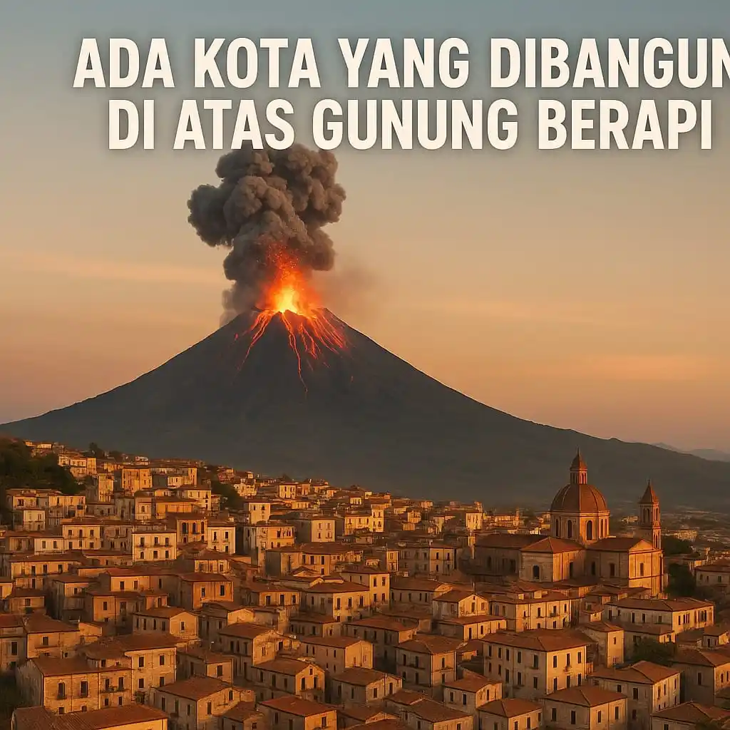 Image from Belajar | Fakta Dunia ๐๐: *ADA KOTA YANG DIBANGUN DI ATAS GUNUNG BERAPI ๐๐๏ธ๐ฅ* โโโโโโโโโโโโโโโ...