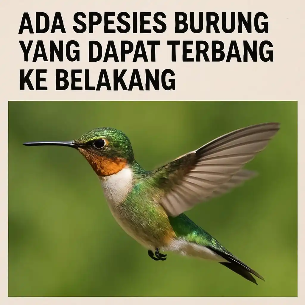 Image from Belajar | Fakta Dunia ๐๐: *ADA SPESIES BURUNG YANG DAPAT TERBANG MUNDUR! ๐ฆ๐ซ* โโโโโโโโโโโโโโโโโ...
