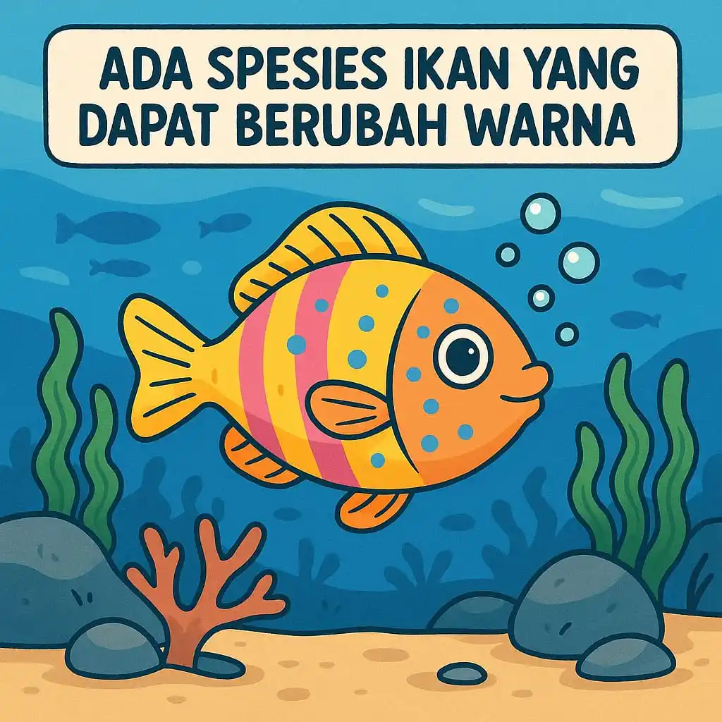 Image from Belajar | Fakta Dunia ๐๐: *๐จ๐ ADA SPESIES IKAN YANG DAPAT BERUBAH WARNA๐* โโโโโโโโโโโโโโโโโโโ...