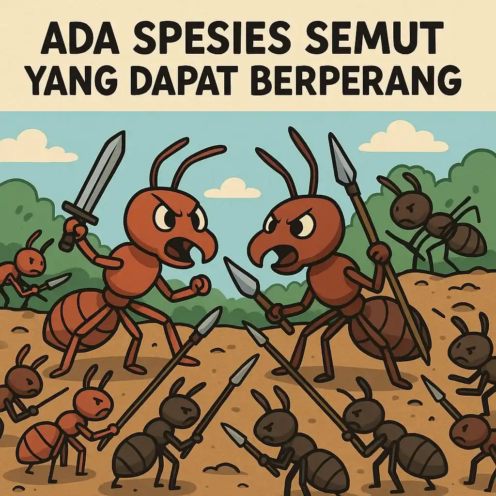 Image from Belajar | Fakta Dunia ๐๐: *ADA SPESIES SEMUT YANG DAPAT BERPERANG ๐โ๏ธ* โโโโโโโโโโโโโโโโโโโโ *Ta...