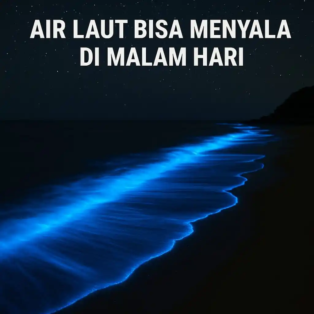 Image from Belajar | Fakta Dunia ๐๐: *AIR LAUT BISA MENYALA DI MALAM HARI๐ฑ ๐๐* โโโโโโโโโโโโโโโโโโโโ *Kam...