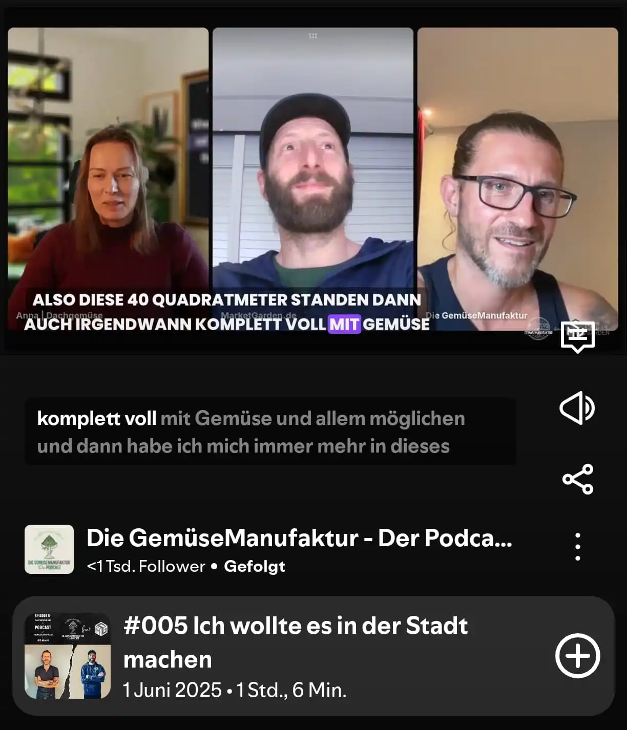 Image from Dachgemüse: Anna war zu Gast im Podcast von der Gemüsemanufaktur und gibt Einblick...