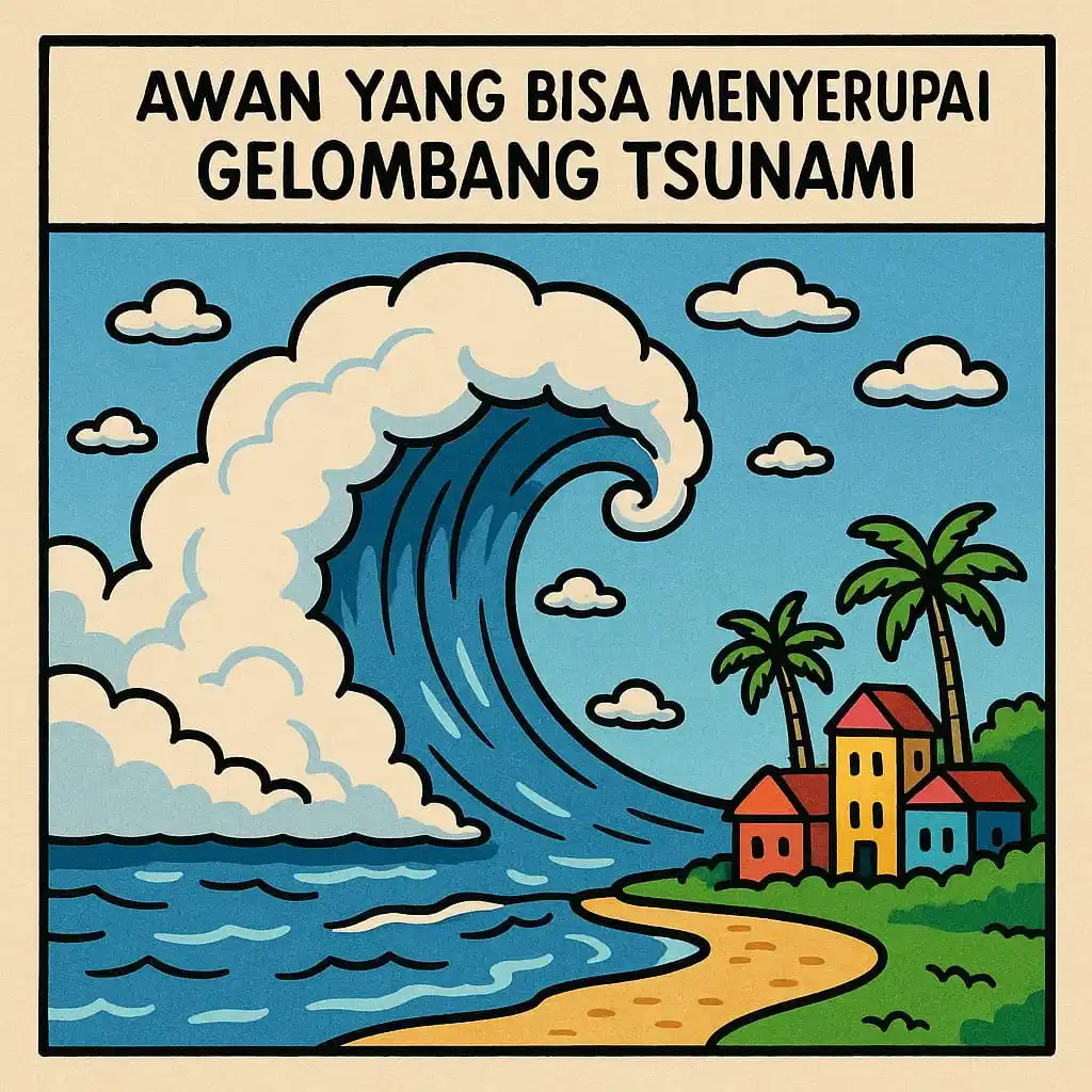 Image from Belajar | Fakta Dunia ๐๐: *๐โ๏ธ AWAN YANG BISA MENYERUPAI GELOMBANG TSUNAMI ๐ฑโจ* โโโโโโโโโโโโโโโ...