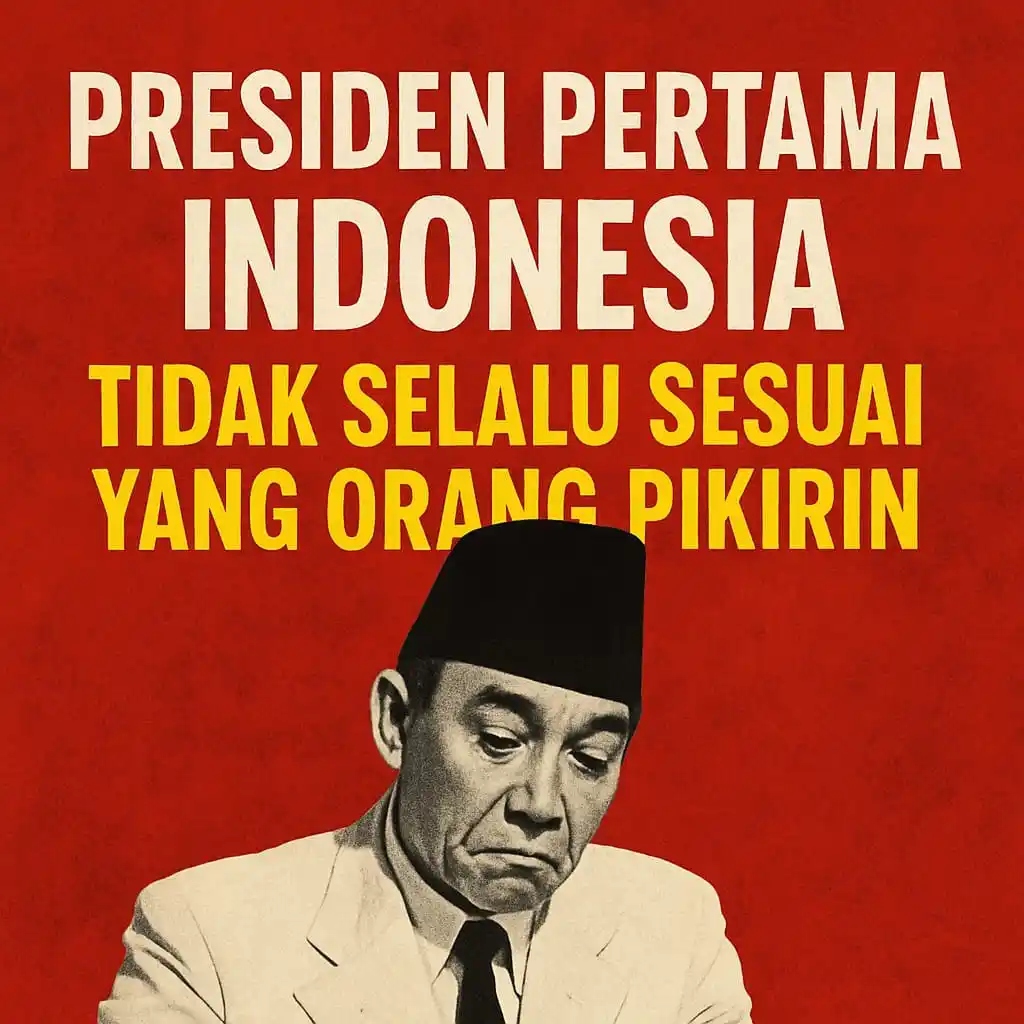 Image from Belajar | Fakta Dunia 🌏📚: *Fakta Tentang Presiden Pertama Indonesia, Soekarno, Tidak Selalu Sesu...