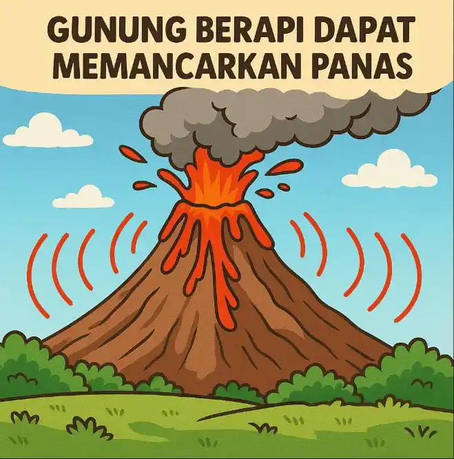 Image from Belajar | Fakta Dunia ๐๐: *๐๐ฅ GUNUNG BERAPI DAPAT MEMANCARKAN PANAS ๐ฅ๐* โโโโโโโโโโโโโโโโโโโโ...
