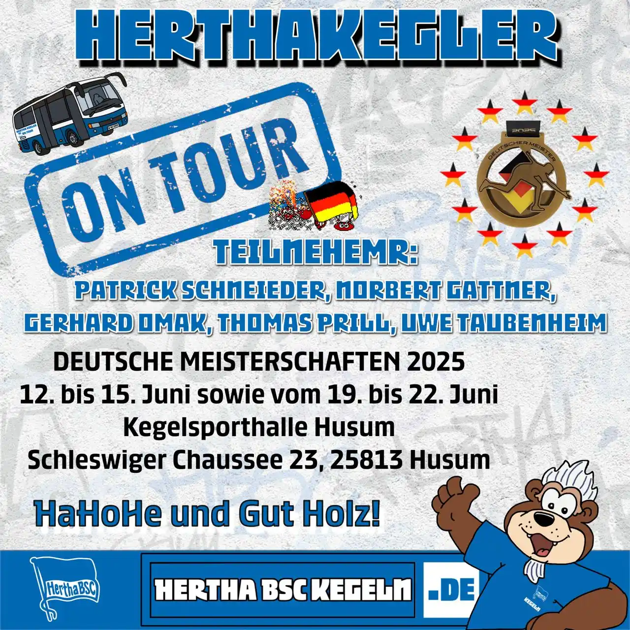 Image from Hertha BSC Kegeln: 🎳 HerthaKegler on Tour – Deutsche Meisterschaften Bohle 2025 🗓️ 12....