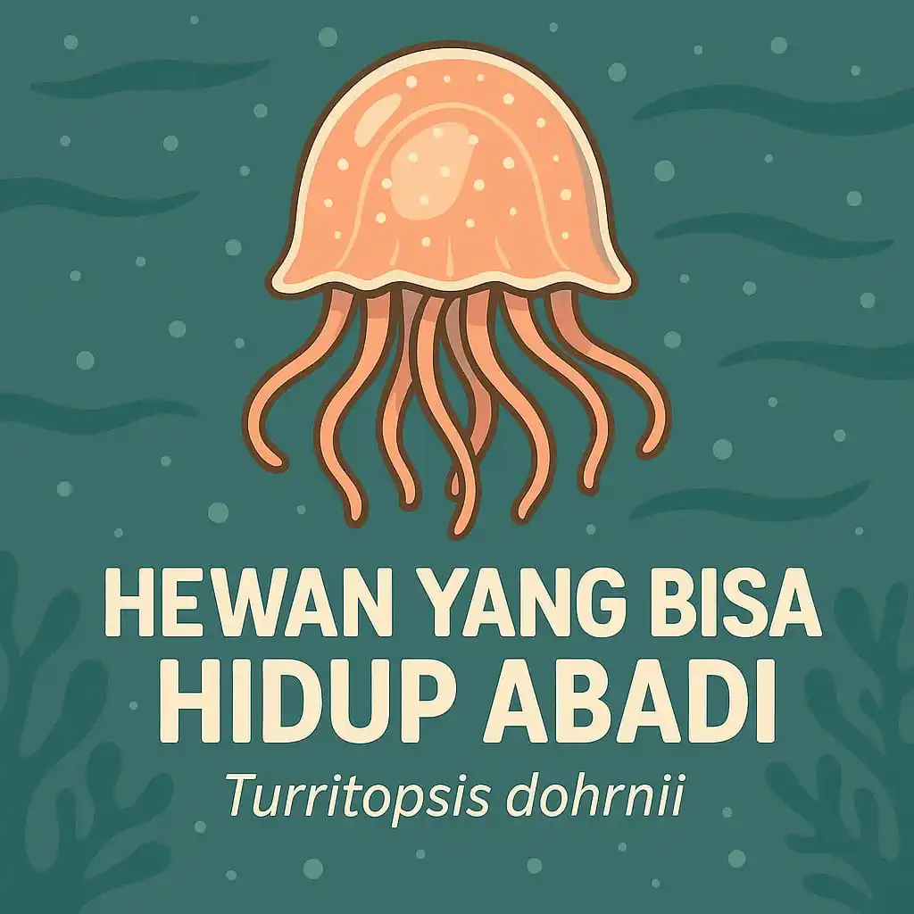 Image from Belajar | Fakta Dunia 🌏📚: *Hewan yang Bisa Hidup Abadi*🪼✨ ──────────────────── *Faktanya⁉️:* - ...