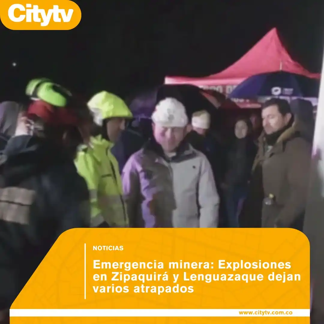 Image from CityTv: 🚨 Las autoridades trabajan en el rescate de mineros en dos puntos crí...