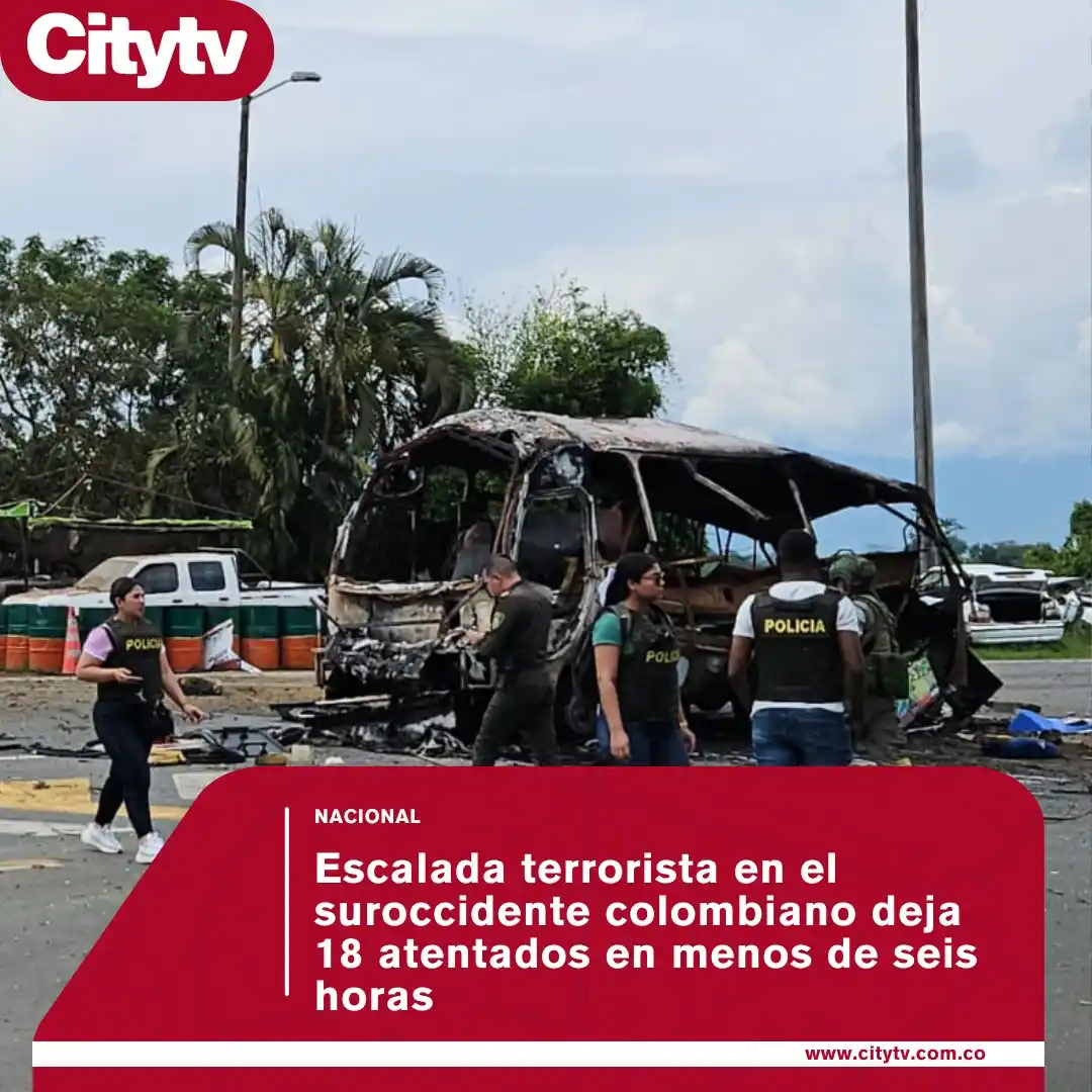 Image from CityTv: 🚨 Las disidencias de las Farc se atribuyen la serie de ataques en Cau...
