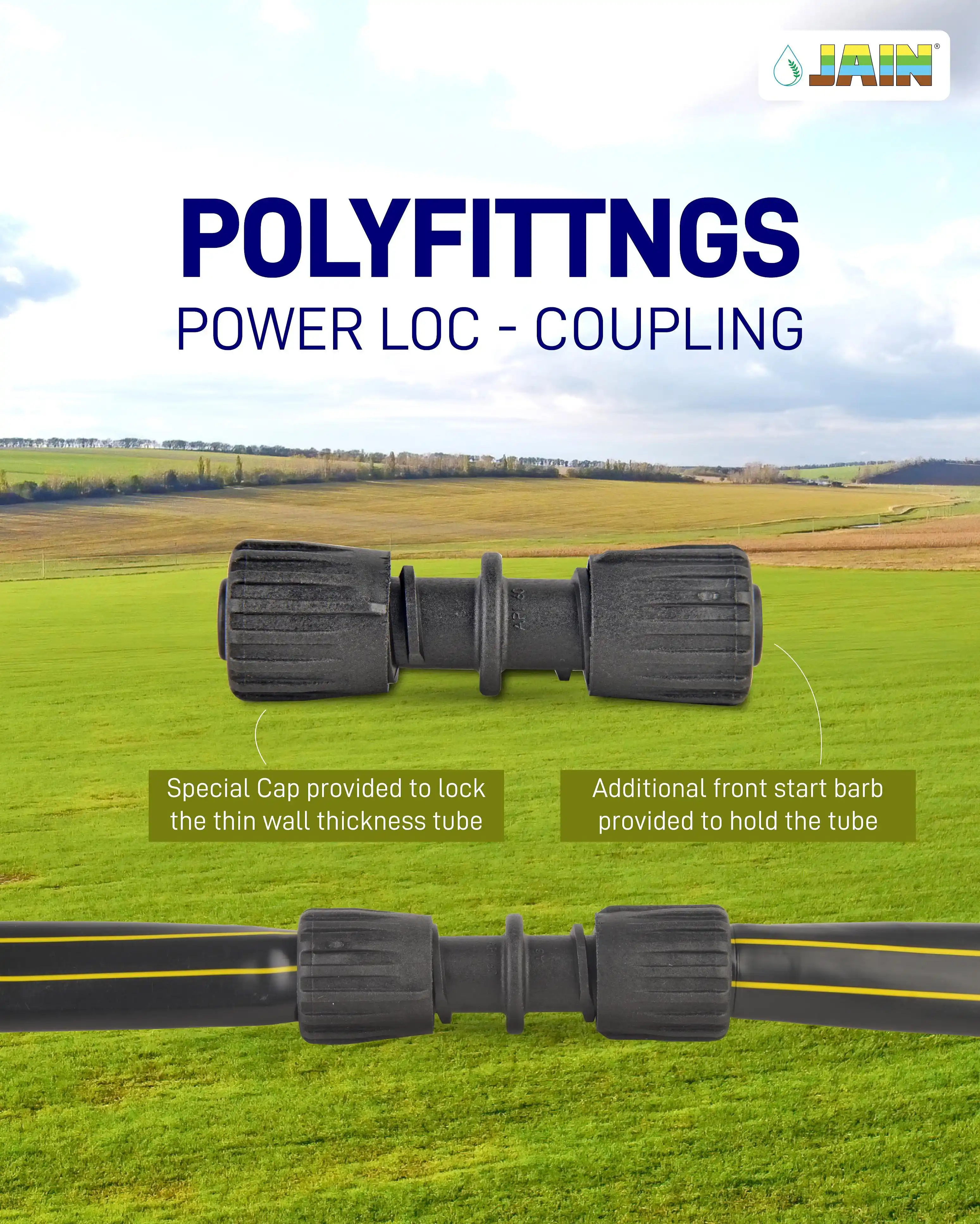 Image from Jain Irrigation Systems Limited: Seal the deal with strength you can trust! Jain Poly Fittings- Power L...