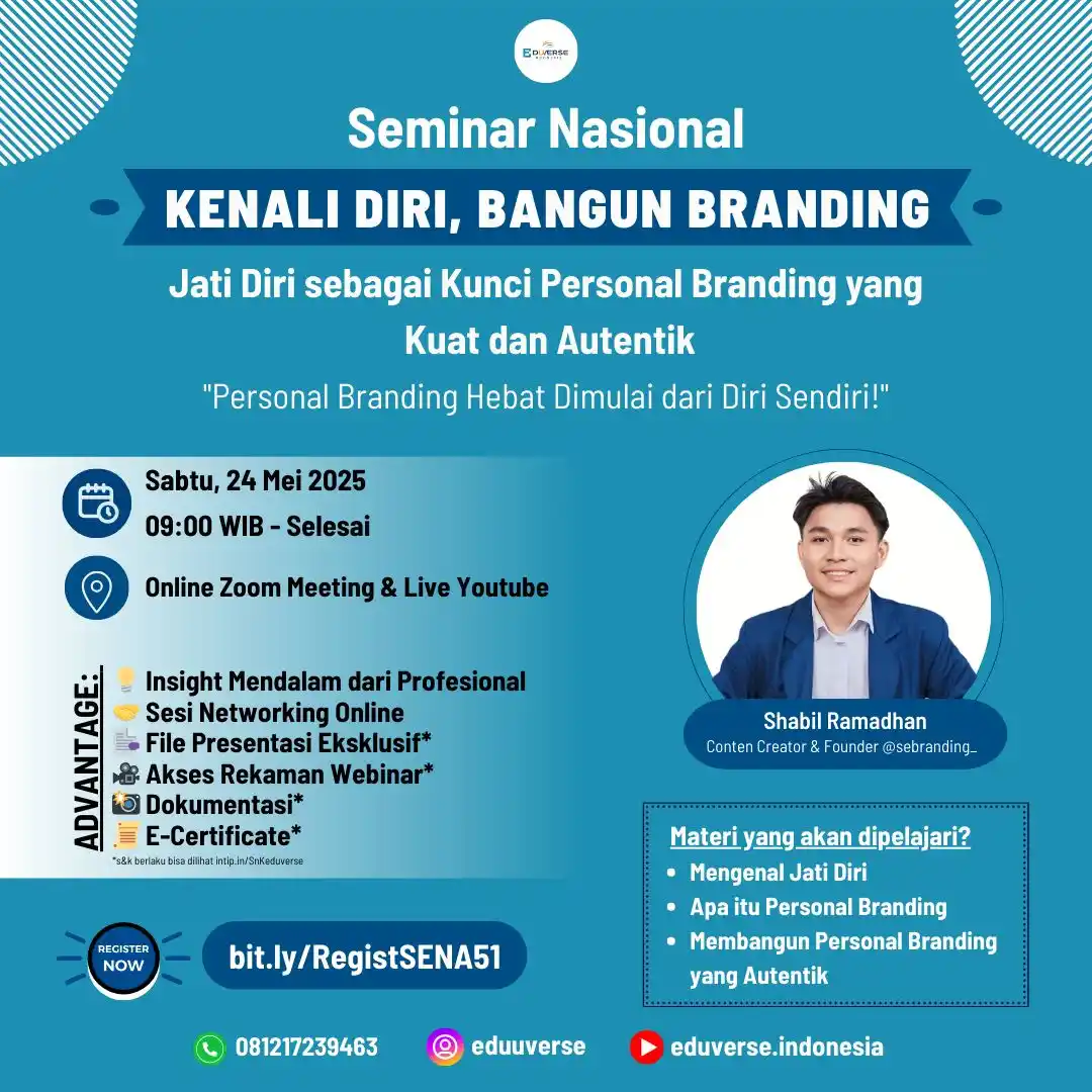 Image from Info Seminar Terbaru: โจ ๐๐๐ฆ๐ข๐ง๐๐ซ ๐๐๐ฌ๐ข๐จ๐ง๐๐ฅ: ๐๐๐ง๐๐ฅ๐ข ๐๐ข๐ซ๐ข, ๐๐๐ง๐ ๐ฎ๐ง...