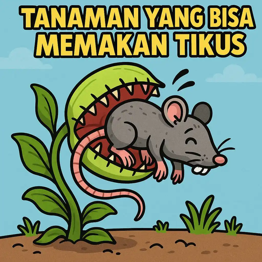 Image from Belajar | Fakta Dunia ๐๐: *๐ฟ TANAMAN YANG BISA MEMAKAN TIKUS?! ๐ญ๐ซข* โโโโโโโโโโโโโโโโโโโโ *Perc...