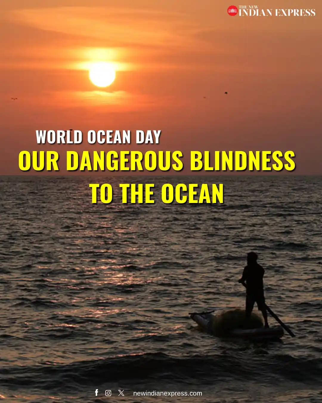 Image from The New Indian Express: World Ocean Day | As India stands on the brink of unprecedented develo...