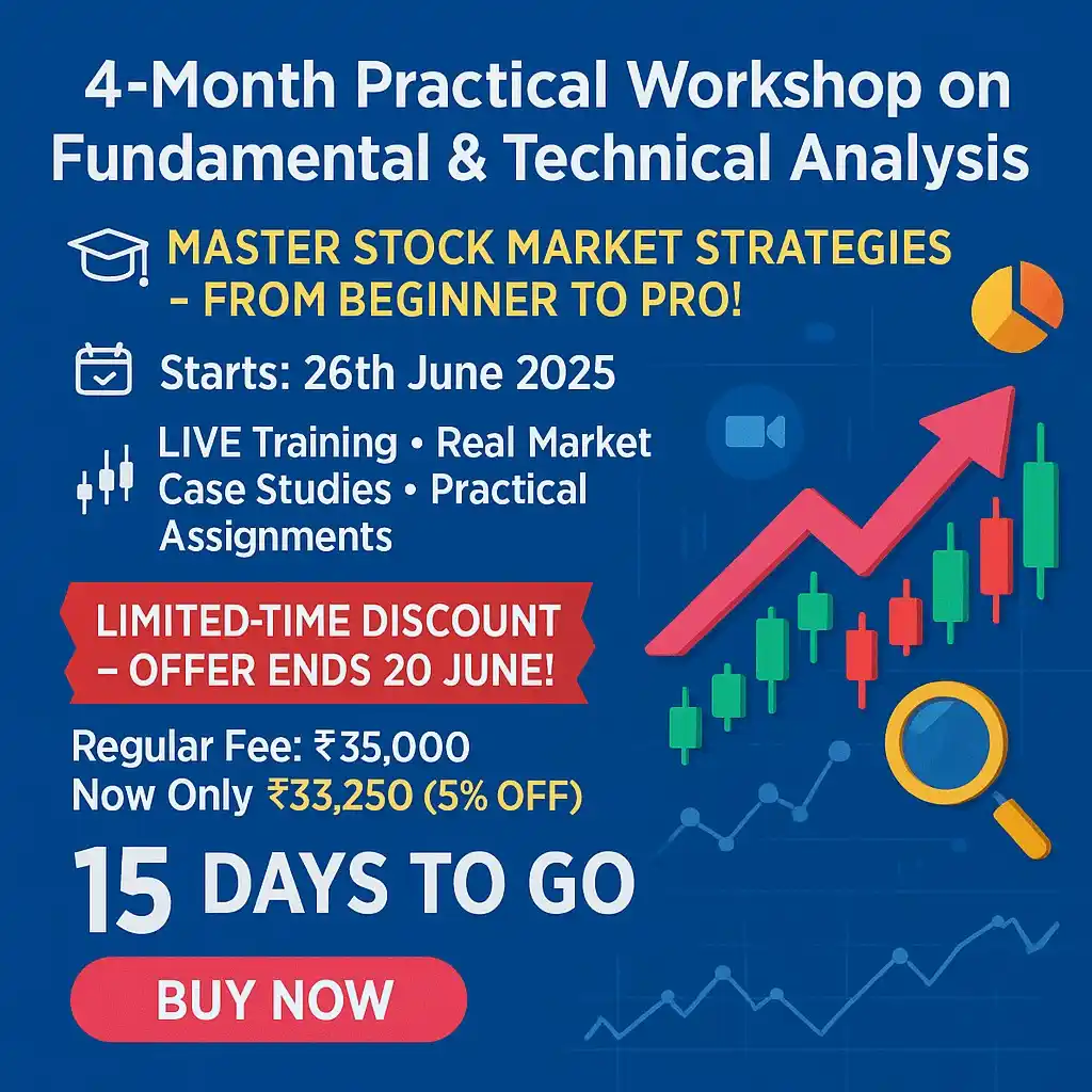 Image from Profit From IT (Profit Finstock Pvt Ltd) (MONEY AT WORK): 🚀 15 Days to Go! 🚀 4-Month Practical Workshop on Fundamental & Techn...