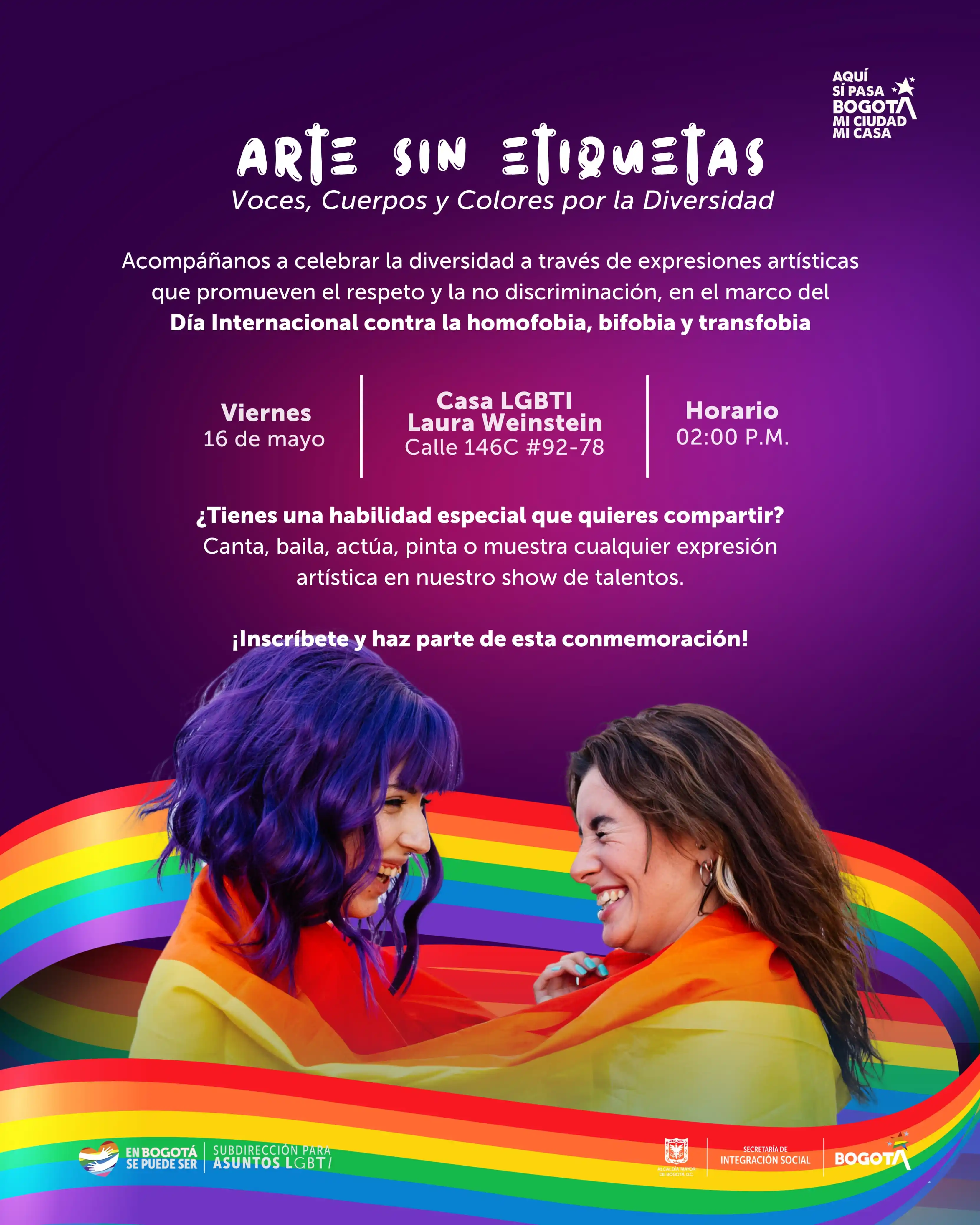 EN BOGOTÁ SE PUEDE SER 🏳️‍🌈🏳️‍⚧️ post