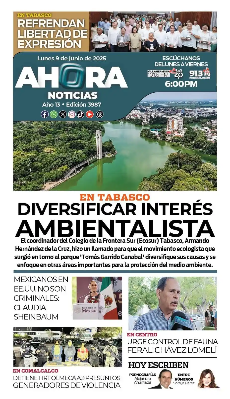 Image from Ahora Tabasco Noticias 🗞️: *¡Buenas tardes! 🙌🏼 Ahora Tabasco Noticias te comparte las notas más...