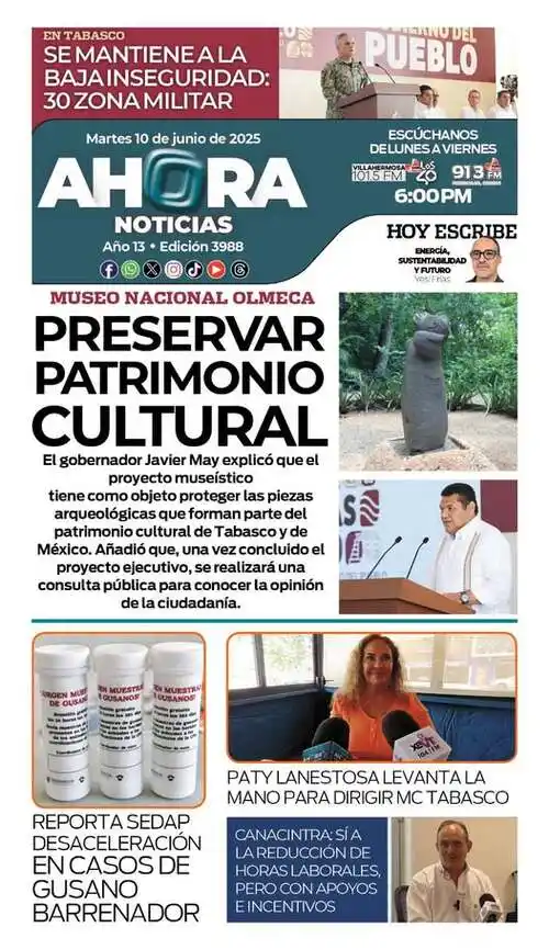 Image from Ahora Tabasco Noticias 🗞️: *¡Buenos días! 🙌🏼 Ahora Tabasco Noticias te comparte las notas más r...