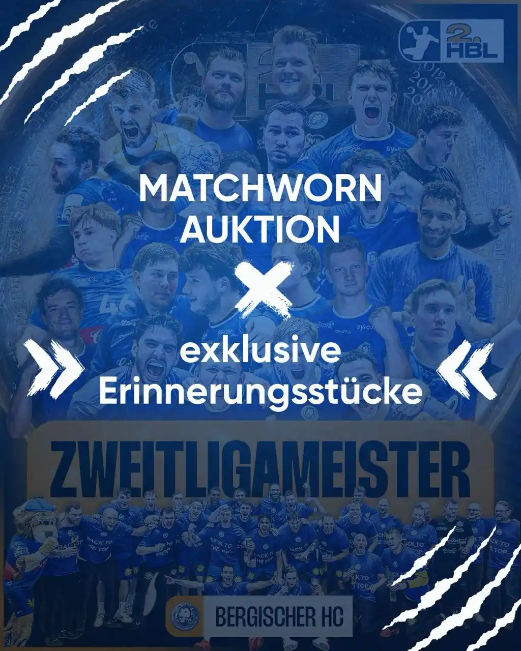 Image from Bergischer HC 06: Das Gastspiel der 🦁 in der 2. HBL geht mit dem direkten Wiederaufstie...