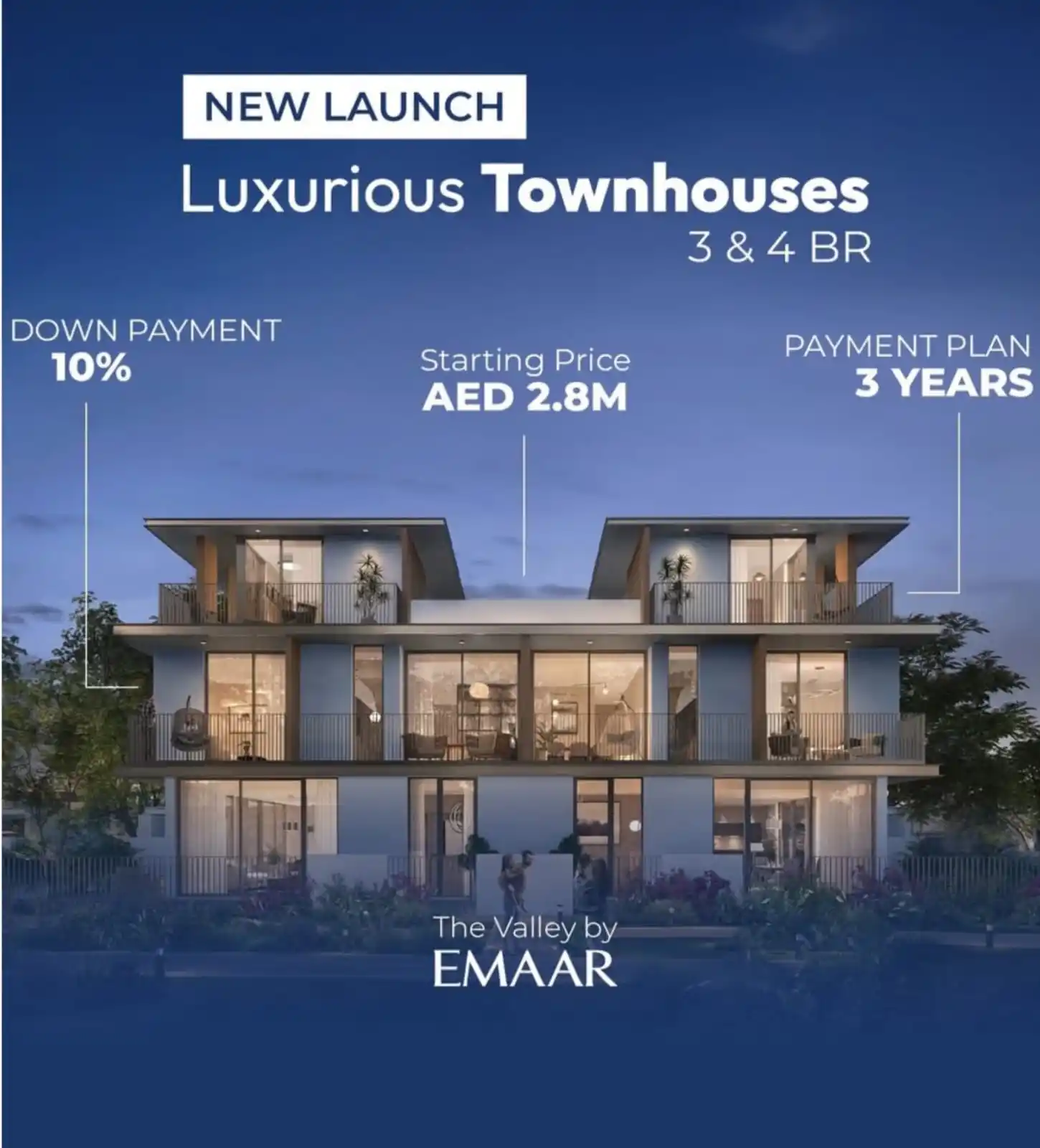 Image from *TATTVA Realty & Infra - Leading Real Estate Investment Destination*: *Dear Investors,* *Explore Exclusive Dubai Properties* for Hyderabad ...