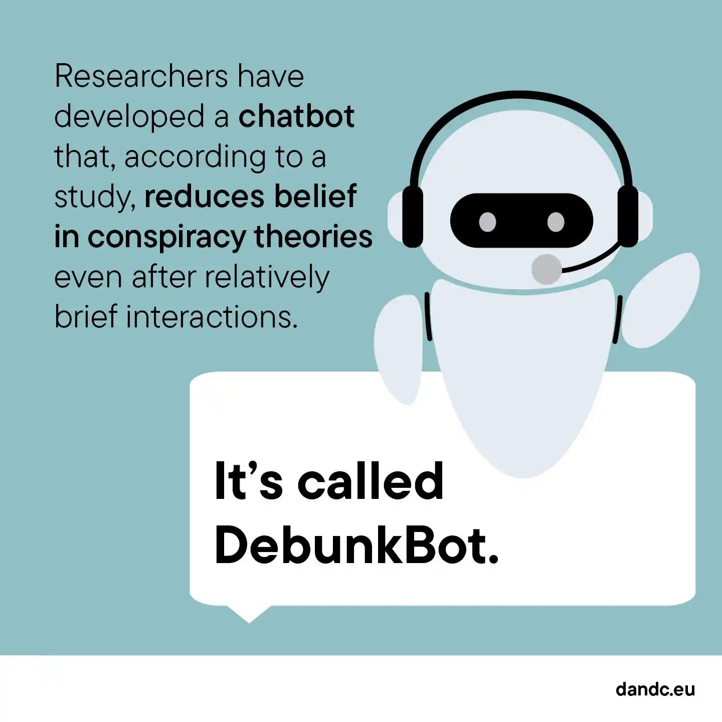 Image from D+C Development and Cooperation : 🤝 DebunkBot is your friend! In fact, it's everyone's friend – except ...