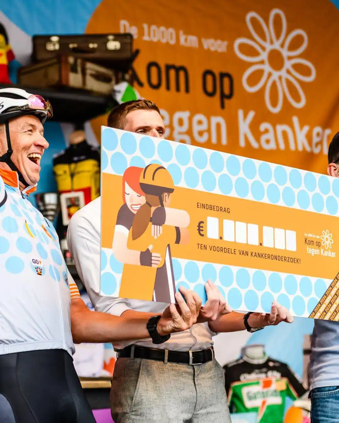 De 1000 km voor Kom op tegen Kanker post