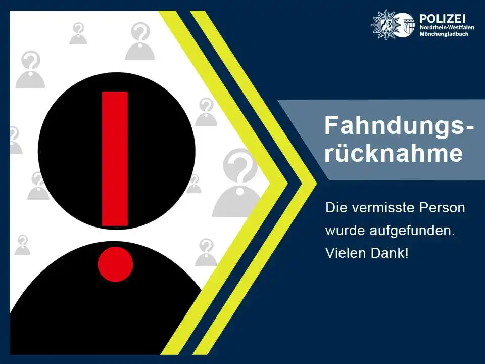 Image from Polizei NRW Mönchengladbach : Die Öffentlichkeitsfahndung nach dem seit dem 8. Mai 2025 vermissten 5...