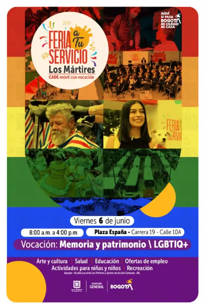 Image from EN BOGOTÁ SE PUEDE SER 🏳️🌈🏳️⚧️: Este viernes 6 de junio, la <a class="text-blue-500 hover:underline cu...