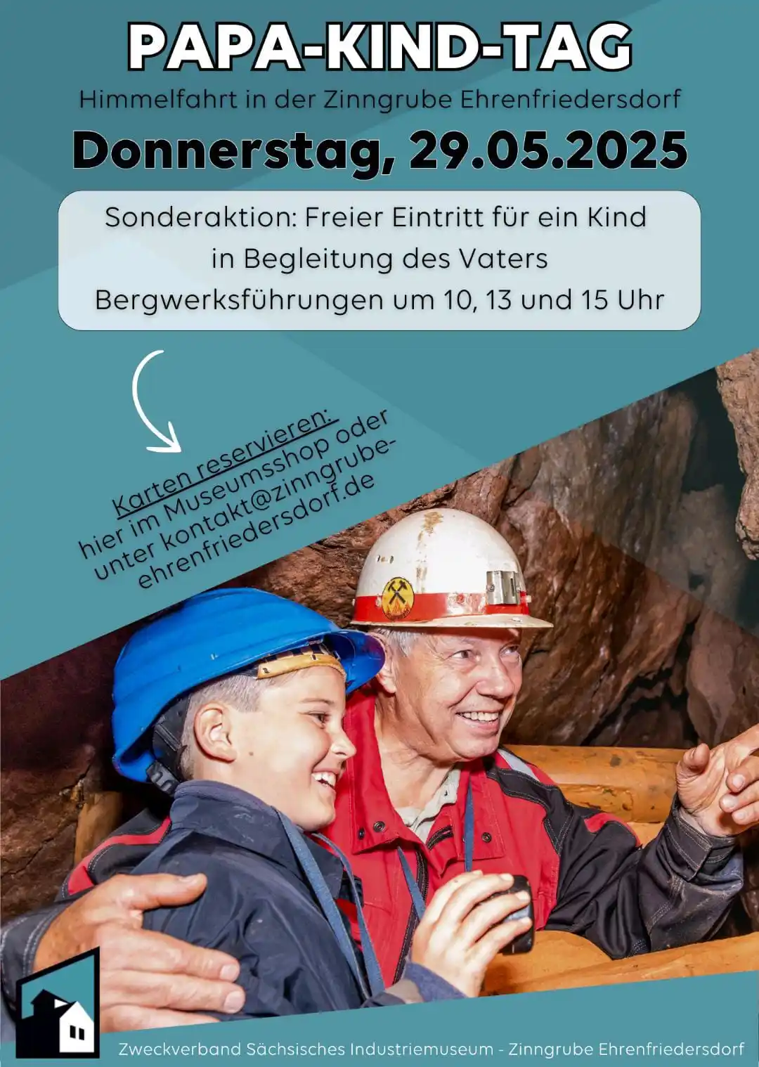 Image from Ehrenfriedersdorf : 🌟 *Familienabenteuer im Bergwerk: Vater-Kind-Tag am Himmelfahrtstag!*...