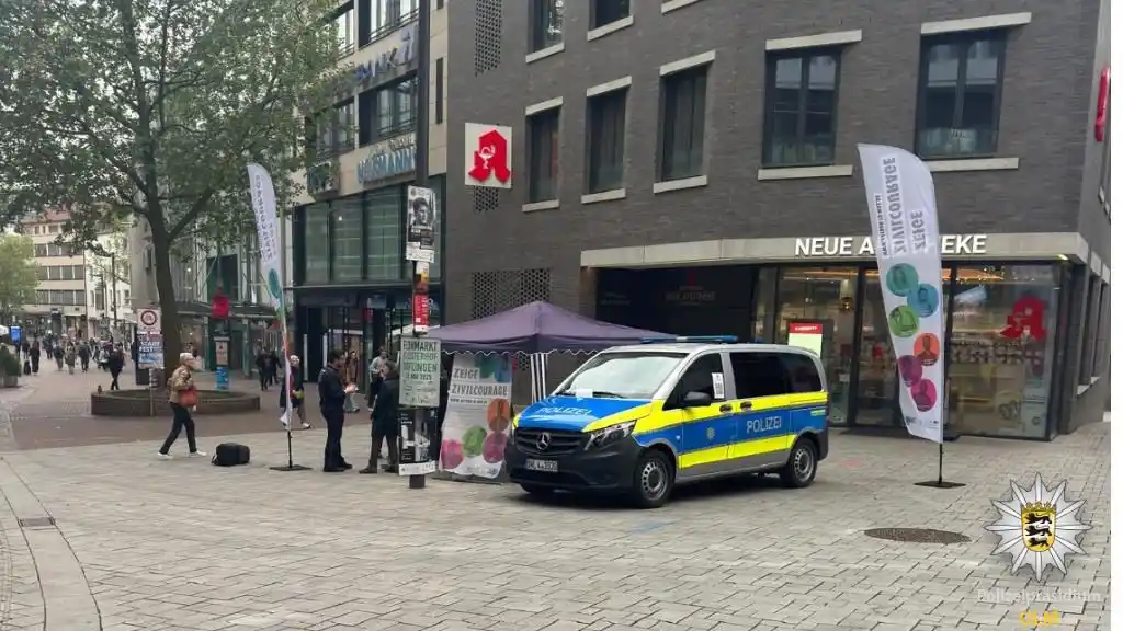 Image from Polizei BW Ulm: *Für euch da in der Ulmer Innenstadt* Auch im Monat Juni sind die Kol...