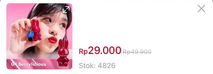 Image from KODE VOUCHER SHOPEE 🛒 : Gemesh Banget ‼️ Liptint Keychain https://s.shopee.co.id/7phM0ZTe8h?s...