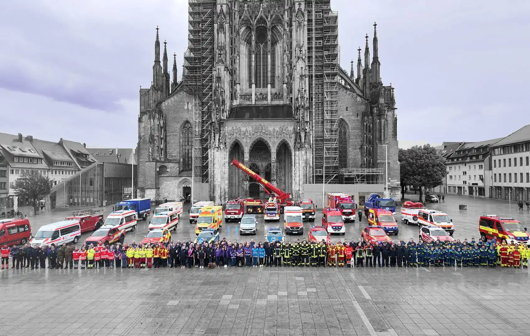 Image from Polizei BW Ulm: *Großübung am 24.05.2025 in Ulm* 📅 Sa. 24.05.2025 📍 Einkaufszentrum...