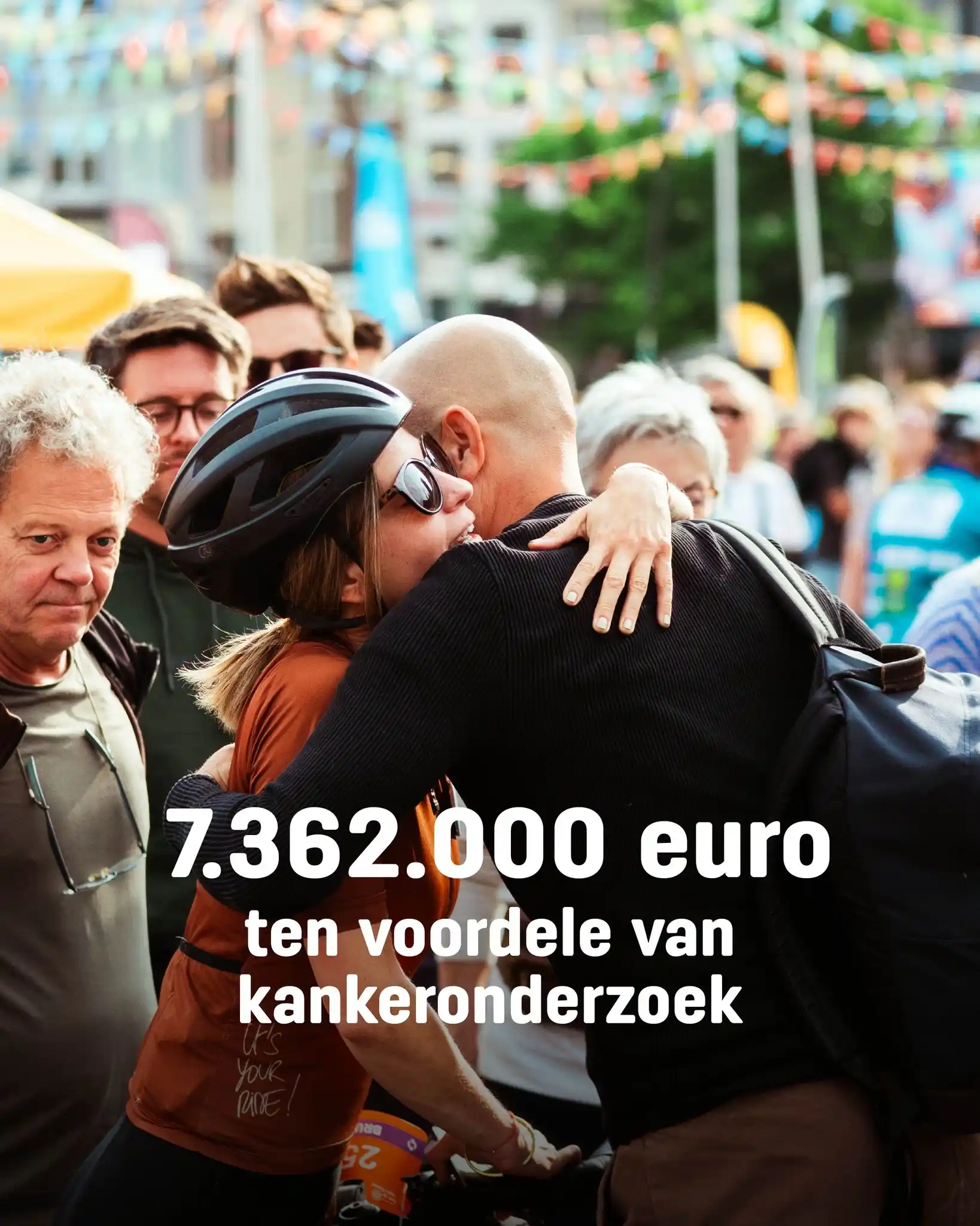 De 1000 km voor Kom op tegen Kanker post