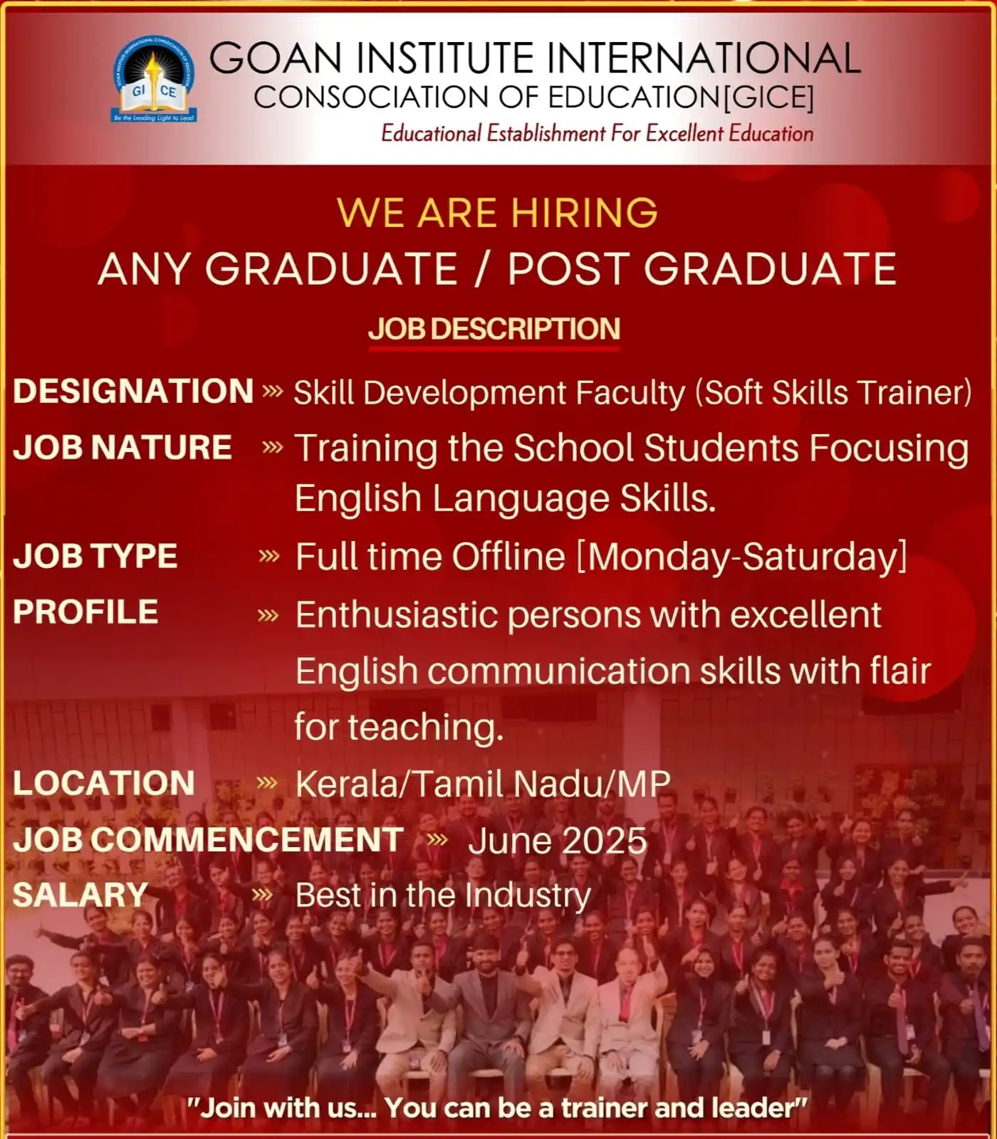 Image from Jobs and Career Pathway by Dr. Brijesh: https://forms.gle/CeqrZDbeNVZeJqEv5 *Goan Institute Placement Drive 2...