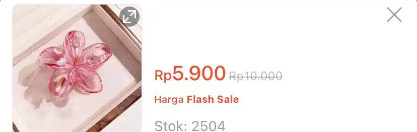 Image from KODE VOUCHER SHOPEE 🛒 : Jepit Rambut Wanita Motif Bunga Kamboja https://s.shopee.co.id/2qIjM0...