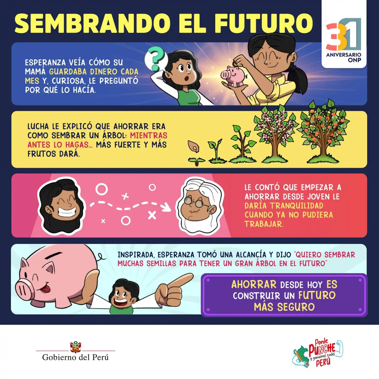 Image from ONP Oficial: 👩🦱 Lucha sabe que el mejor legado de los padres es enseñar a sus hi...