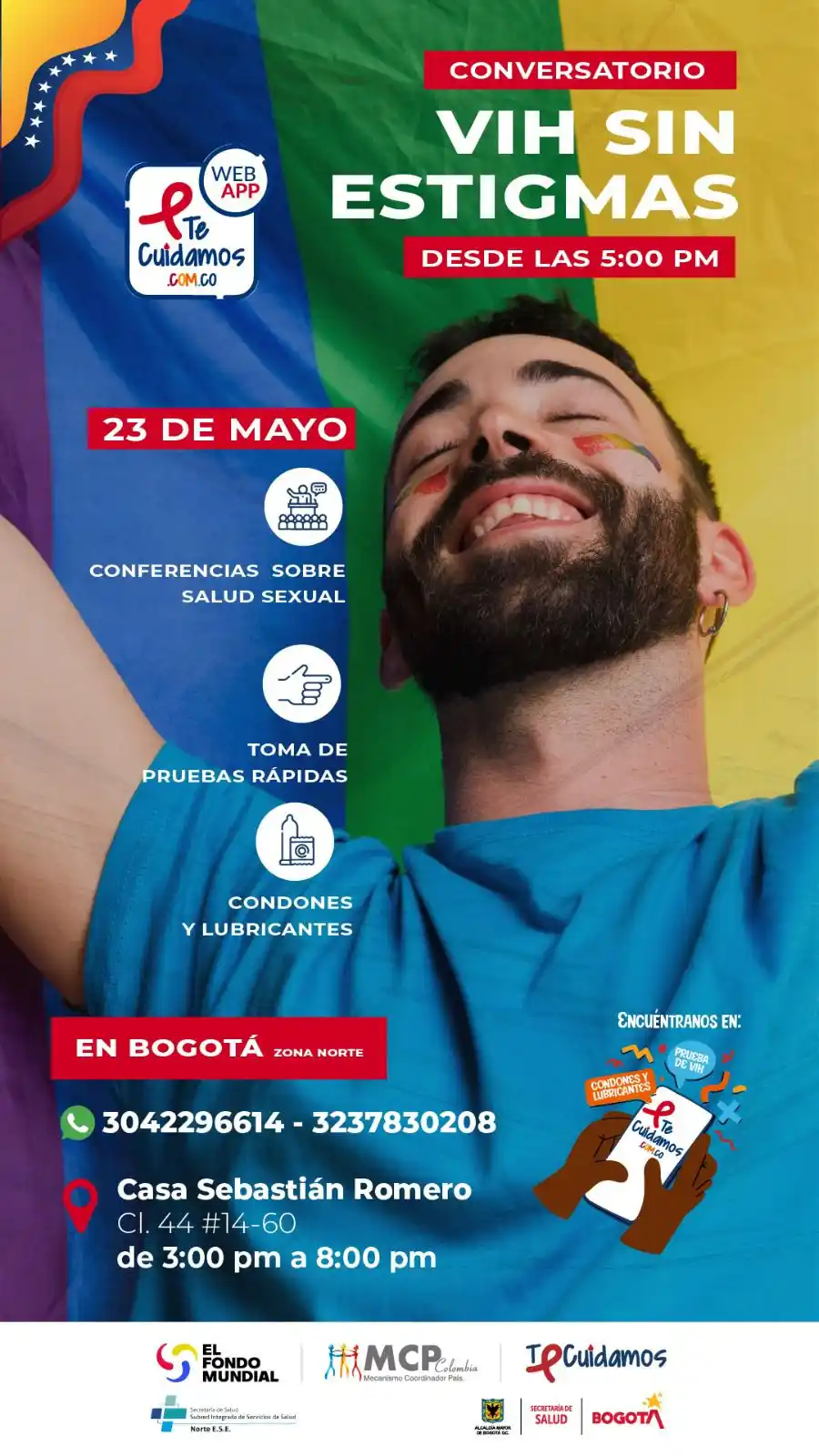 Image from EN BOGOTÁ SE PUEDE SER 🏳️🌈🏳️⚧️: ¡No te lo pierdas! Este viernes 23 de mayo, vive una jornada de salud ...