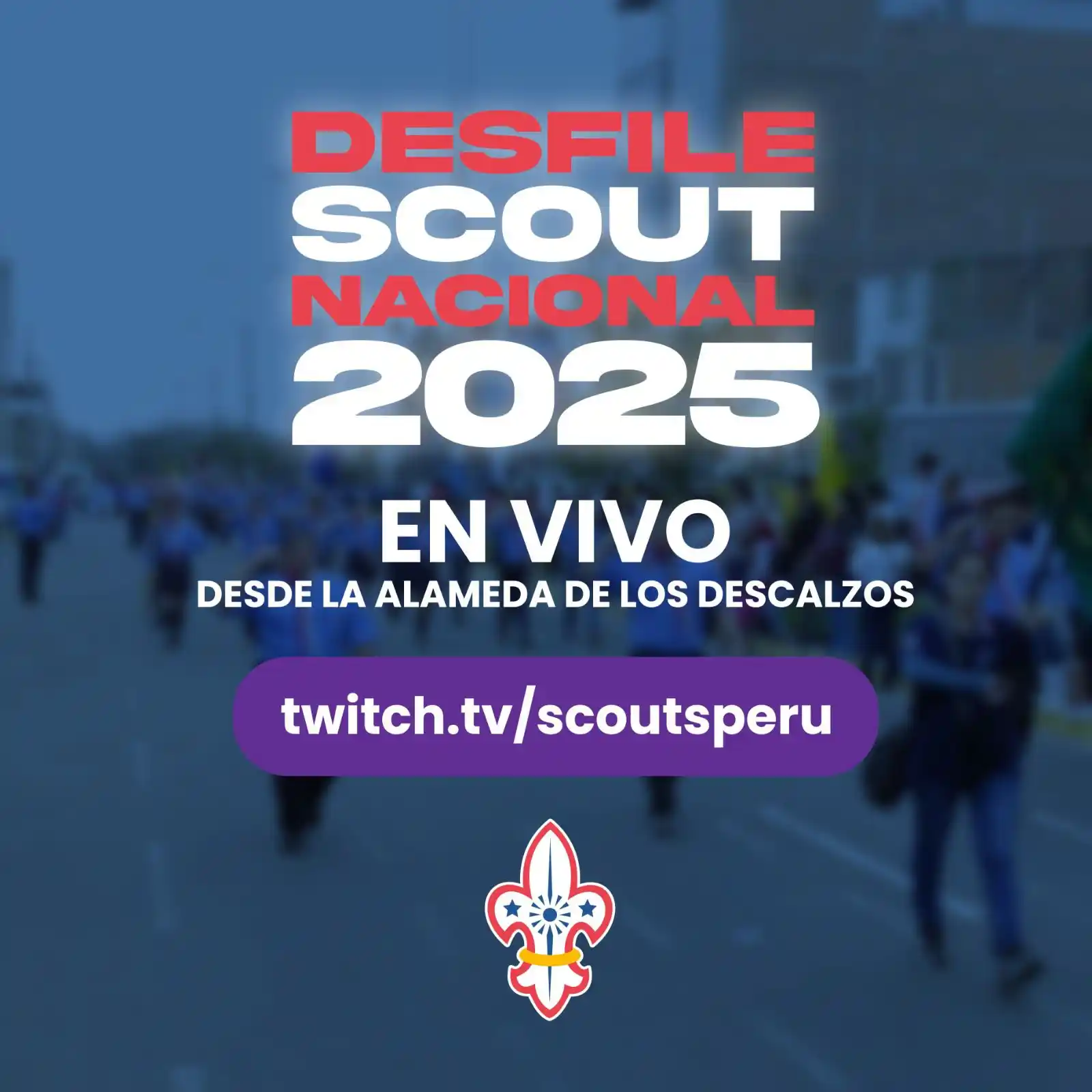 Image from SCOUTS DEL PERÚ ⚜️: 🇵🇪 ¡El espíritu scout se toma las calles! Sigue en vivo el Desfile S...