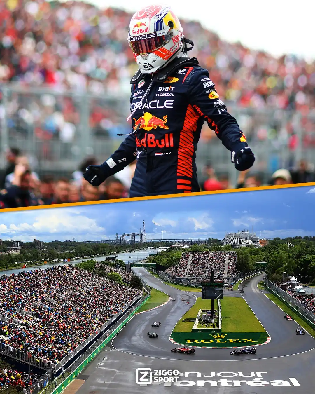 Image from Ziggo Sport: RACEWEEK! 🇨🇦 De Formule 1 gaat verder in Canada op het Circuit Gille...