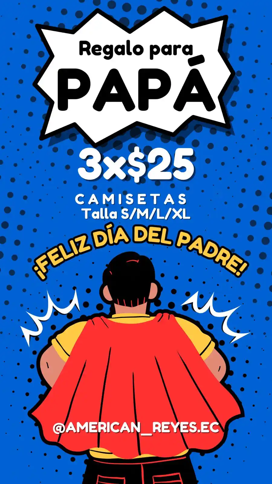 Image from Milagreño que se Respeta: *REGALO A PAPÁ* 3 Camisetas por $25 *SOLO POR ESTA SEMANA* A M E R I C...