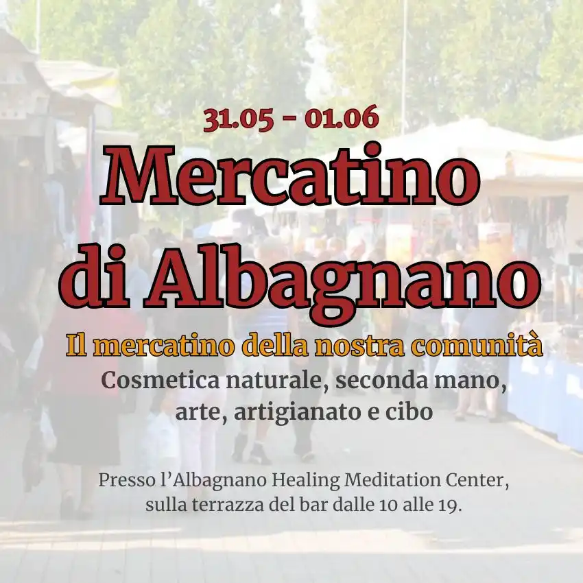 Image from NgalSo Italiano : *SAVE THE DATE* 31 maggio – 1 giugno |10:00–19:00 - *Albagnano Healin...