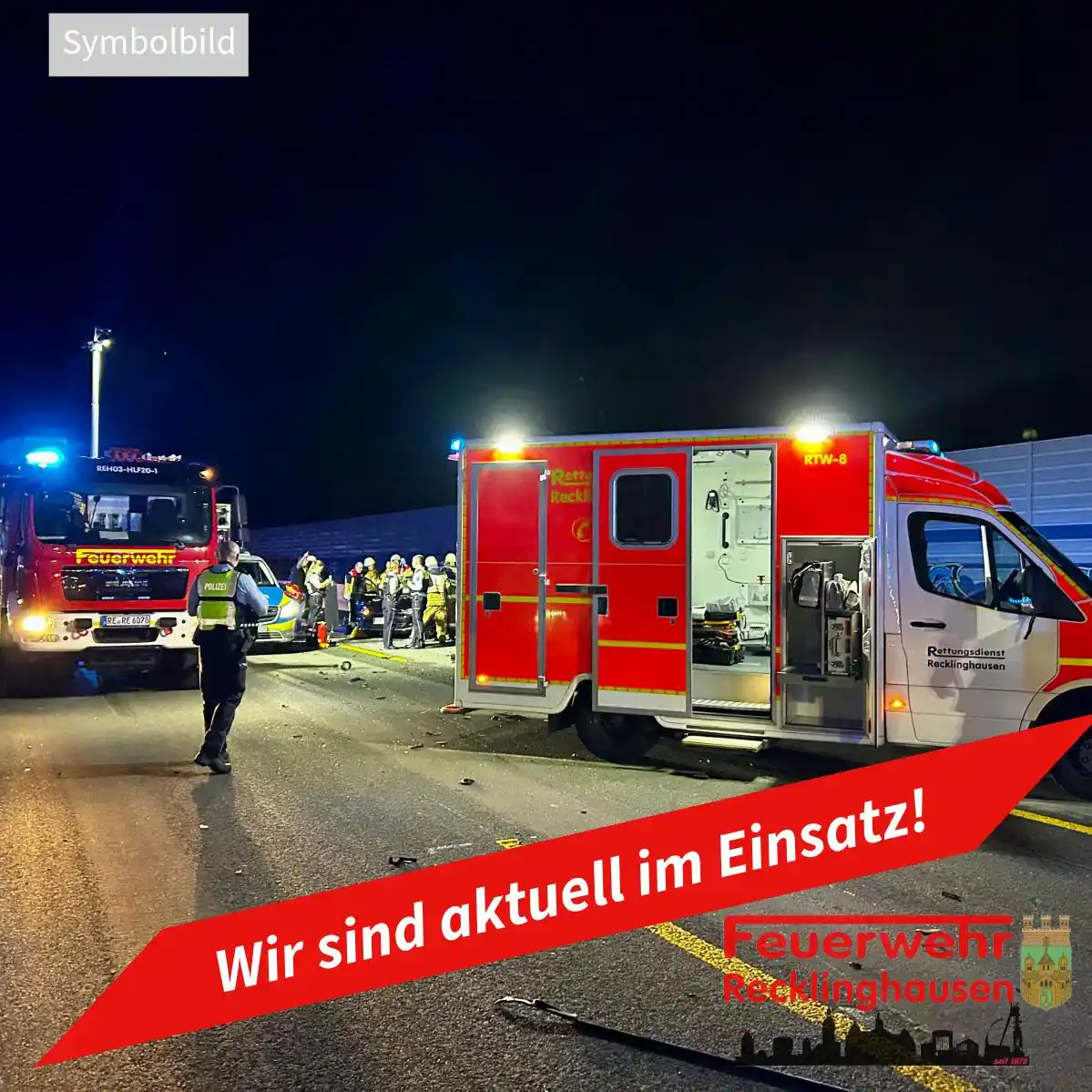Feuerwehr Recklinghausen  post