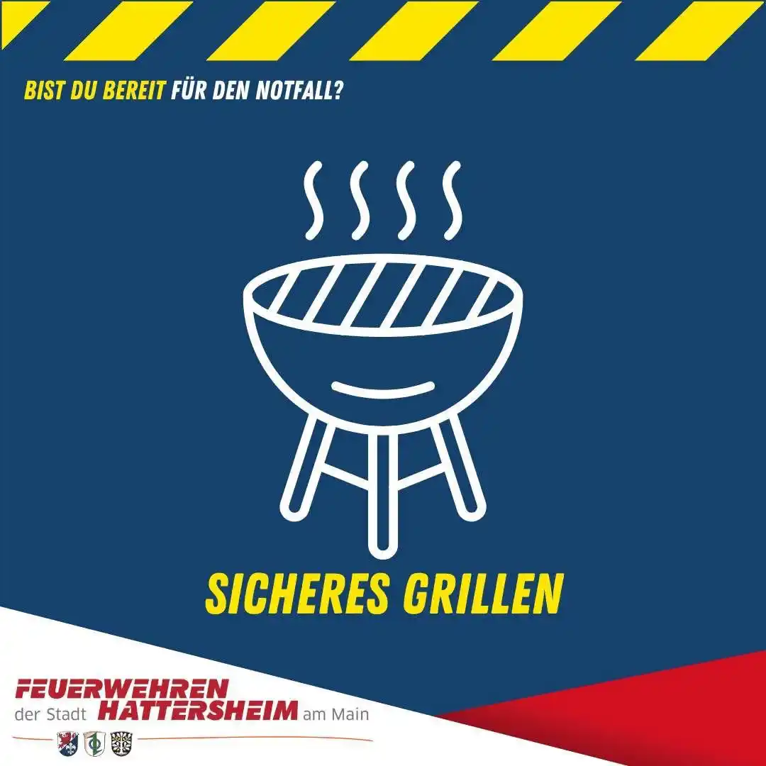 Image from Feuerwehren der Stadt Hattersheim am Main: ☀ Sonnenschein und sommerliche Temperaturen locken zum Grillvergnügen ...