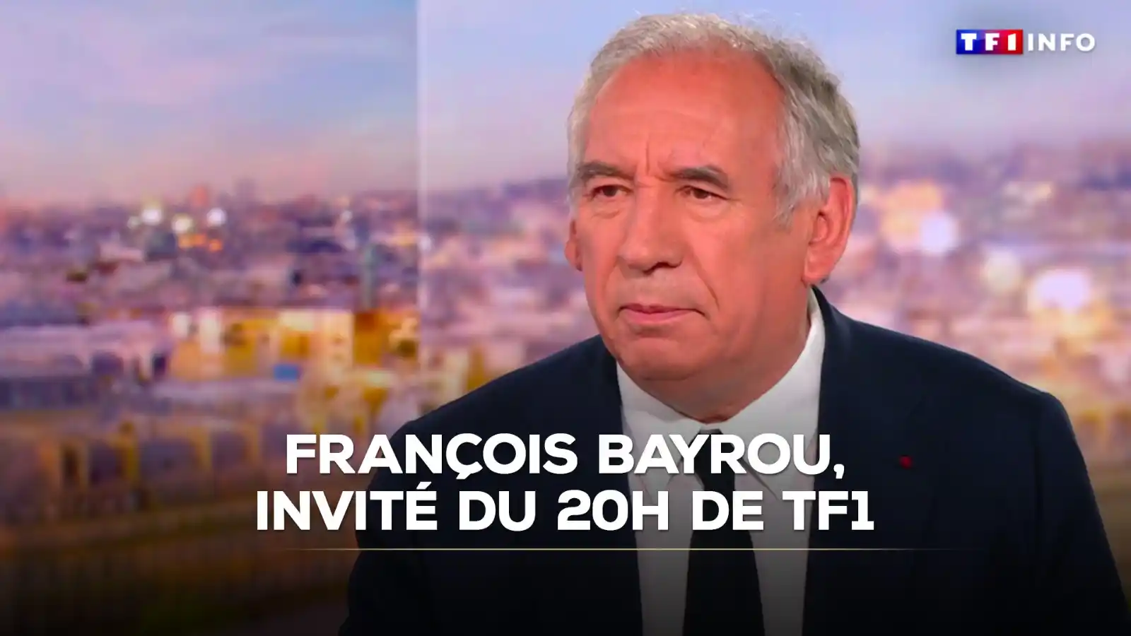 Image from TF1 Info: *🔴 Surveillante tuée à Nogent : François Bayrou était l’invité du JT ...