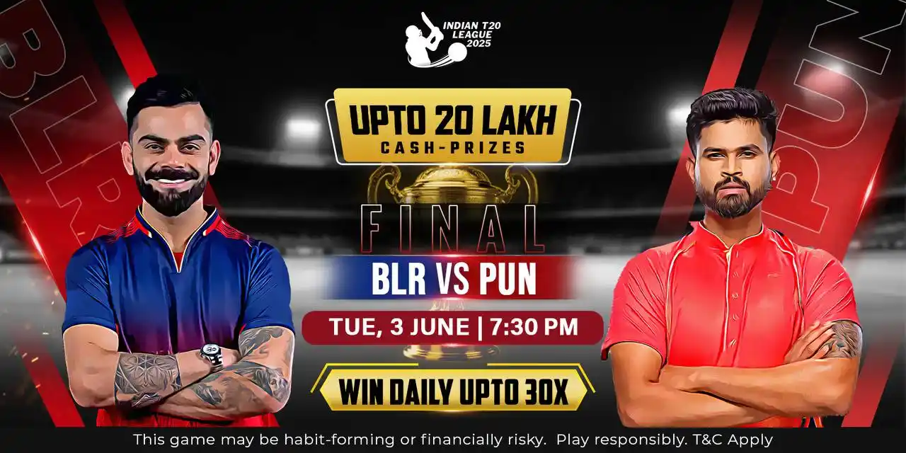 Image from Khiladi Adda: 🎯 THE FINAL SHOWDOWN – BLR vs PUN 📅 3rd June | 7:30 PM Ek taraf Koh...