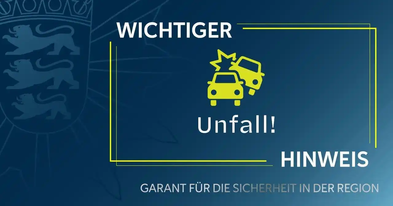 Image from Polizei BW Ulm: *Tödlicher Unfall* Heute Morgen um kurz vor sieben Uhr kam es auf der...