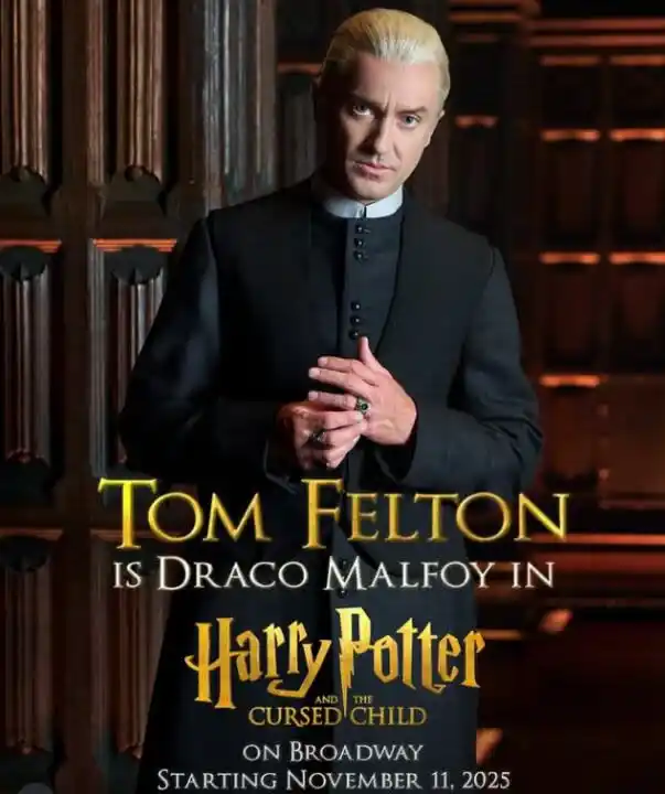 Image from CRC 89.1: *Tom Felton retoma su papel de Draco Malfoy en la obra de Harry Potter...