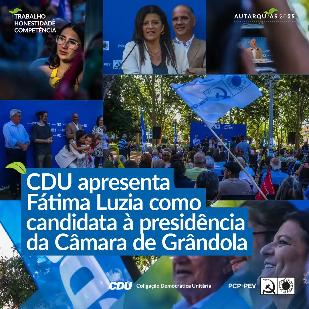 Image from PCP - Partido Comunista Português: 🚩 Uma tarde cheia de entusiasmo no Jardim 1.º de Maio, em Grândola, m...